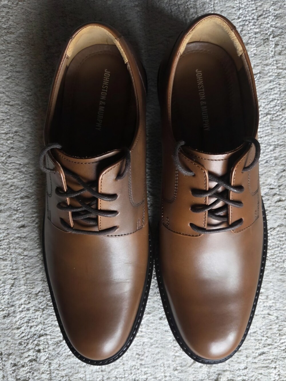 Johnston & Murphy Tabor Tan Dress Shoes 20-3360